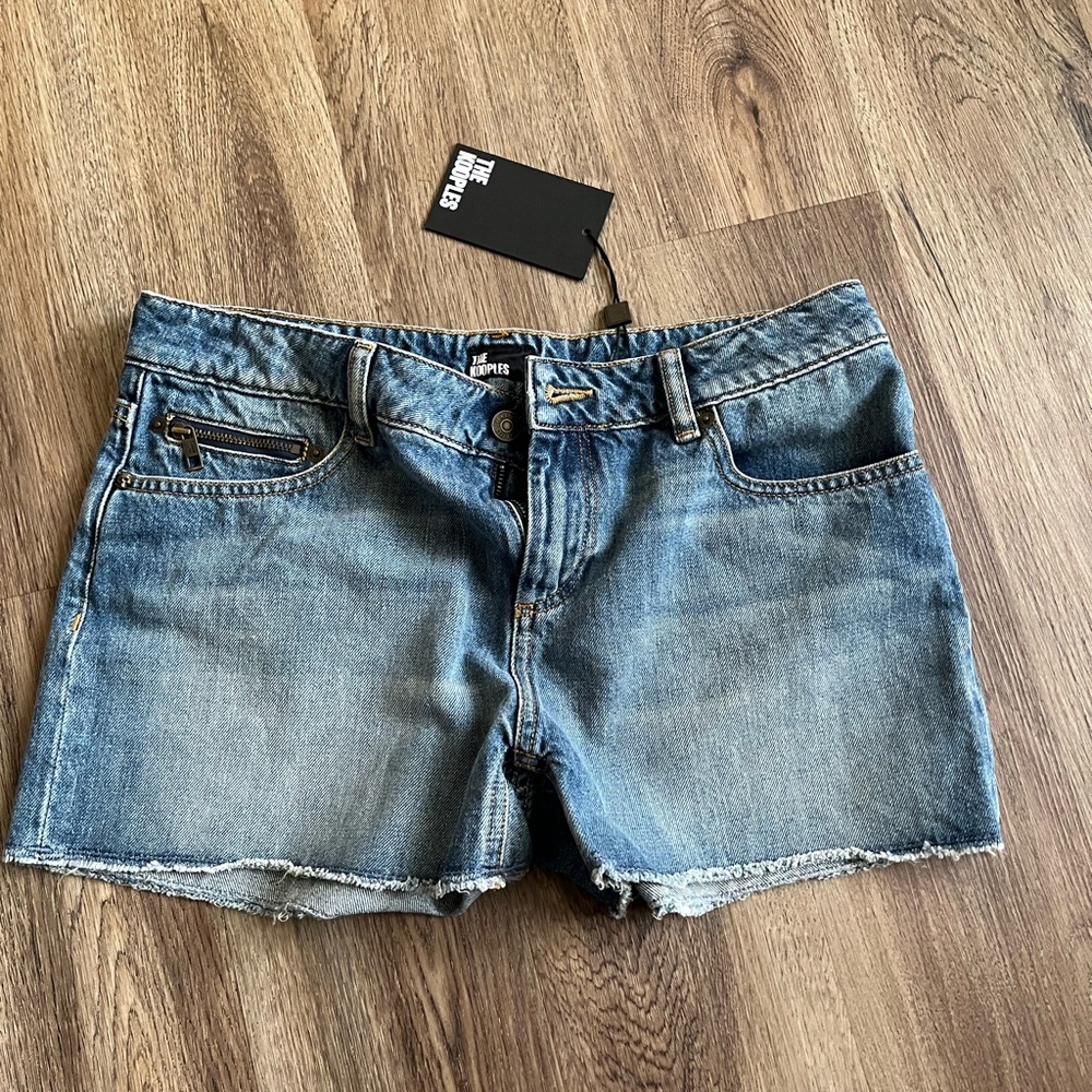 NWT The Kooples women's denim shorts